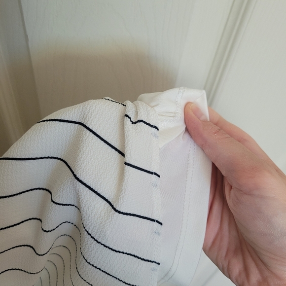 Women's Striped Shirt Dress - Picture 5 of 6